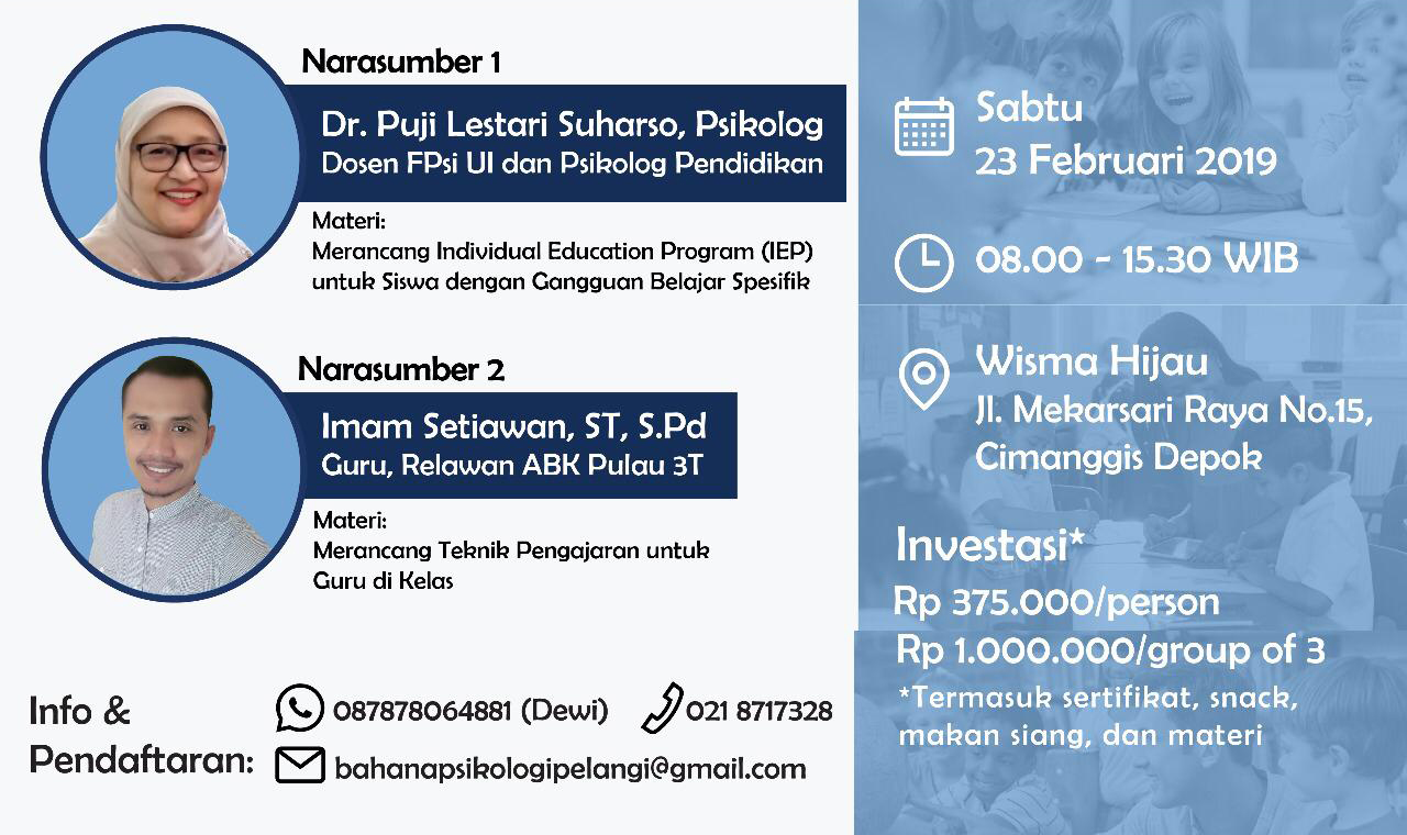 Pelatihan Guru dan Orang Tua